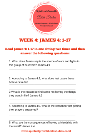 James chapter 4 worksheet