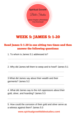 James chapter 5 worksheet