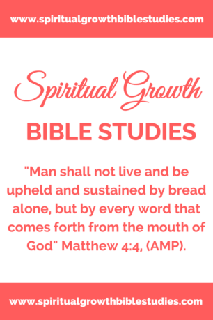 Spiritual Growth Bible Studies 